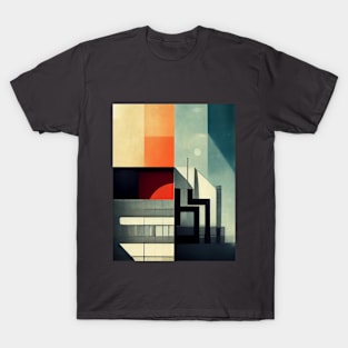 Bauhaus architectural illustration T-Shirt